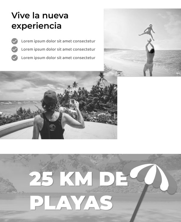 Experiencia visual de un proyecto junto a la playa